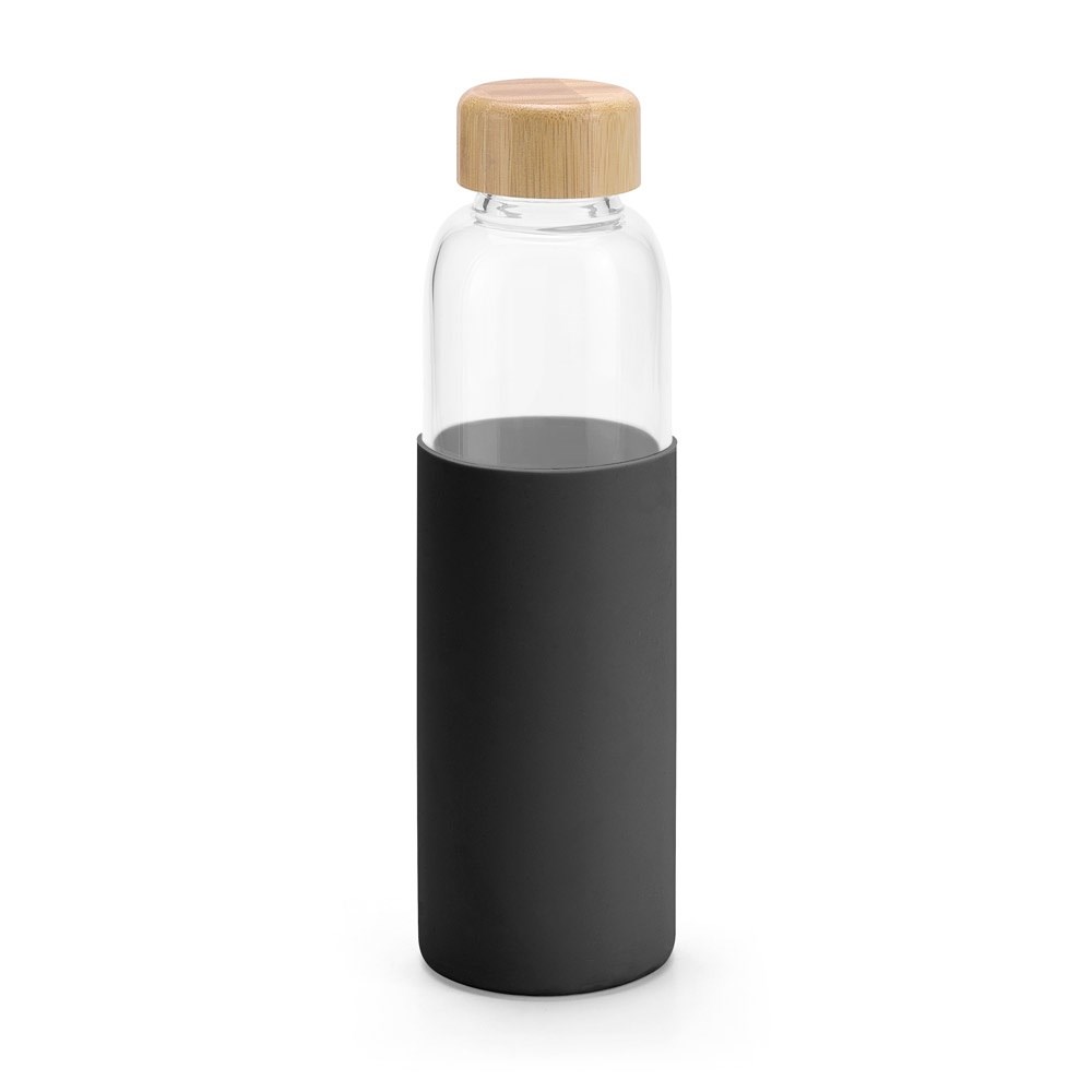 DAKAR. Bamboe en borosilicaatglas fles 600 mL