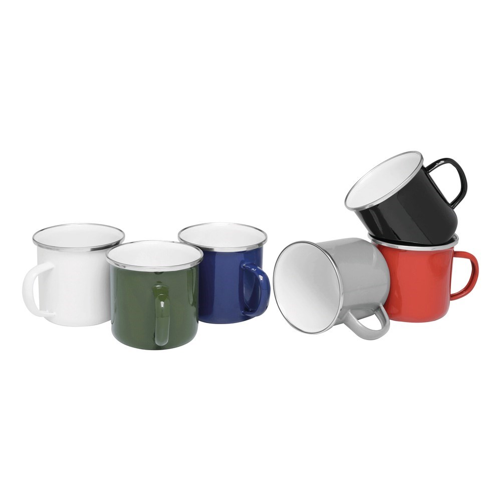 Emaille drinkbeker VINTAGE CUP